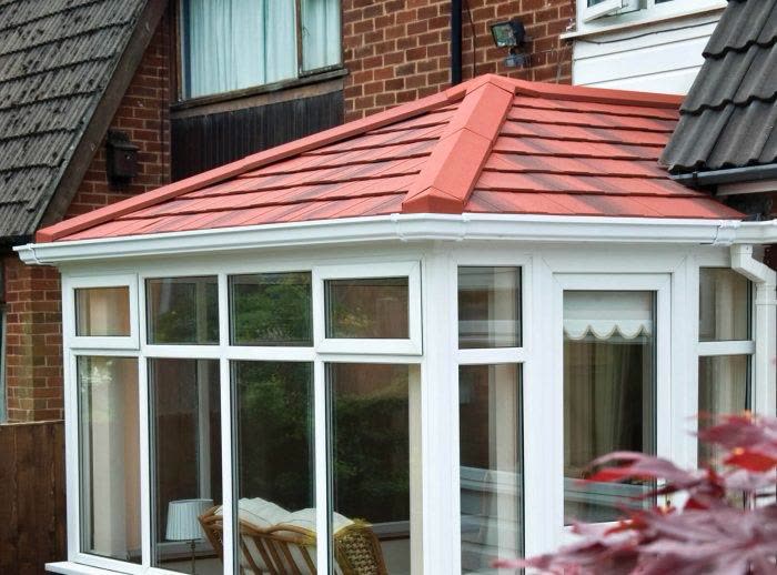 Victorian style conservatory with a red tiled roof, Staple Hill